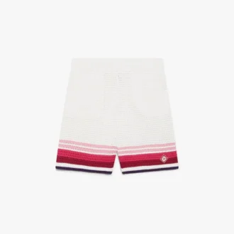 White Crochet Shorts