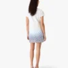 White Gradient Monogram T-Shirt Dress White Gradient Monogram T-Shirt Dress