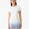 White Gradient Monogram T-Shirt Dress White Gradient Monogram T-Shirt Dress
