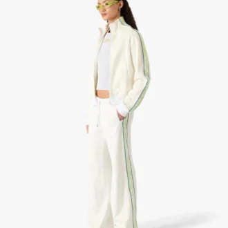 White Laurel Track Pants