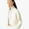 White Laurel Track Zip Jacket