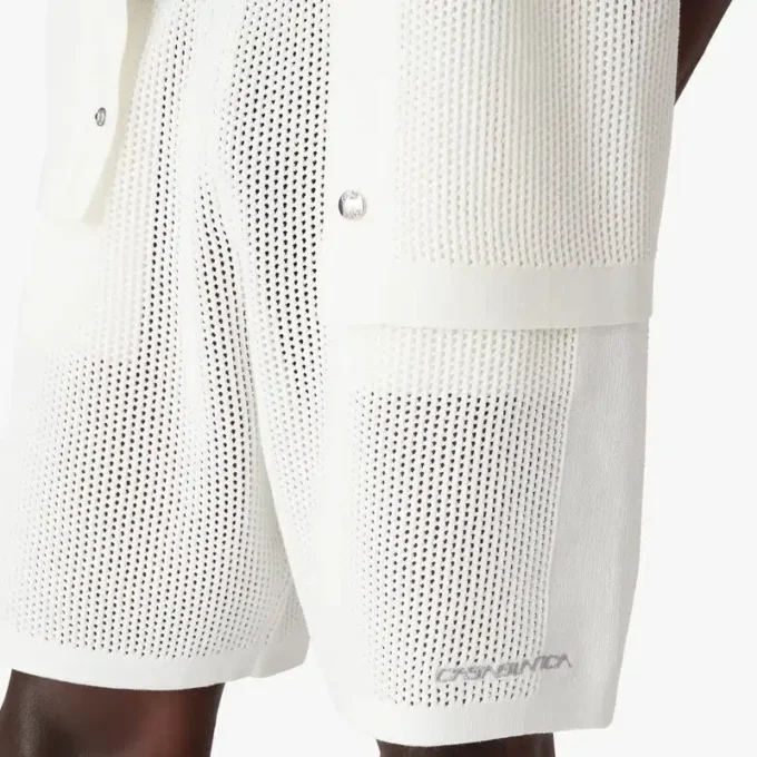 White Mesh Shorts White Mesh Shorts
