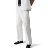 White Monogram Chino Trousers