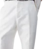 White Monogram Chino Trousers