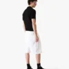 White Pleated Baggy Shorts