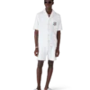 White Short Sleeve Towelling Classic Shirt