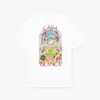 White Tennis Landscape Short Sleeve T-Shirt White Tennis Landscape Short Sleeve T-Shirt