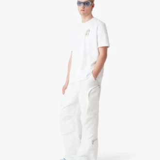 White Tennis Landscape Short Sleeve T-Shirt
