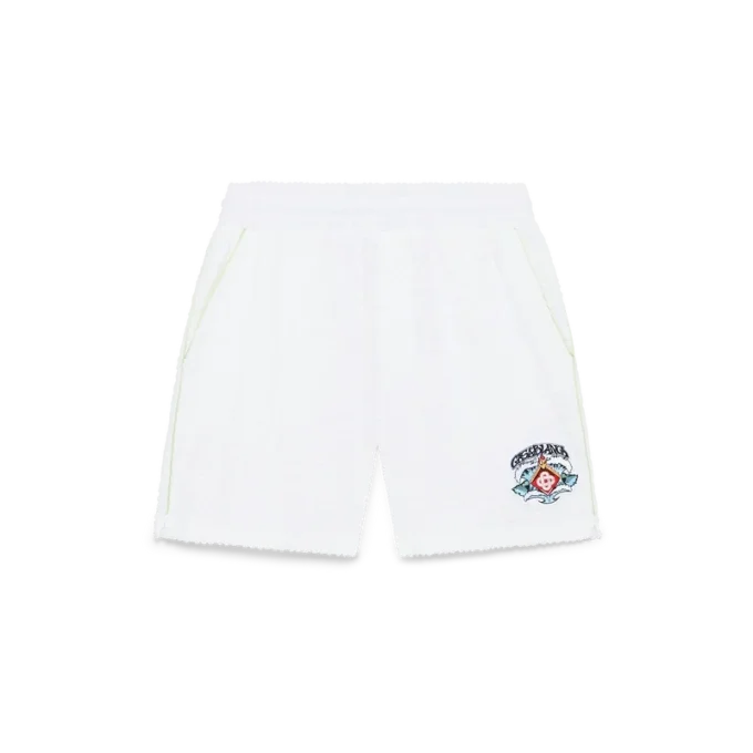 White Towelling Shorts White Towelling Shorts