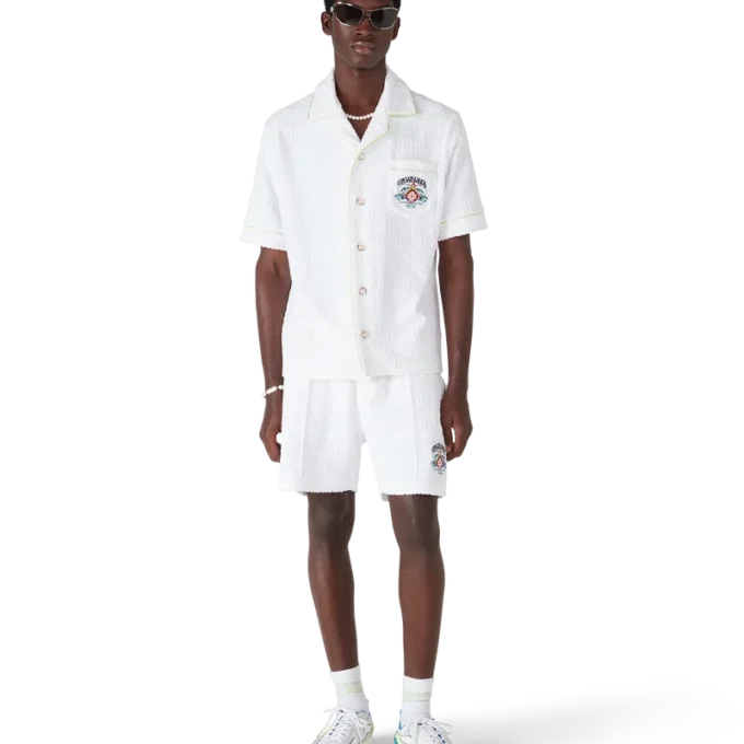 White Towelling Shorts White Towelling Shorts