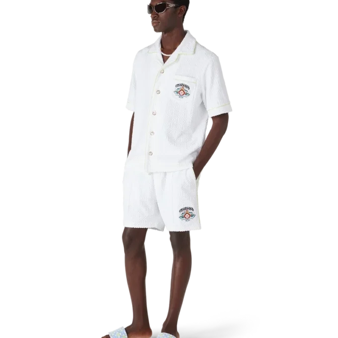 White Towelling Shorts White Towelling Shorts