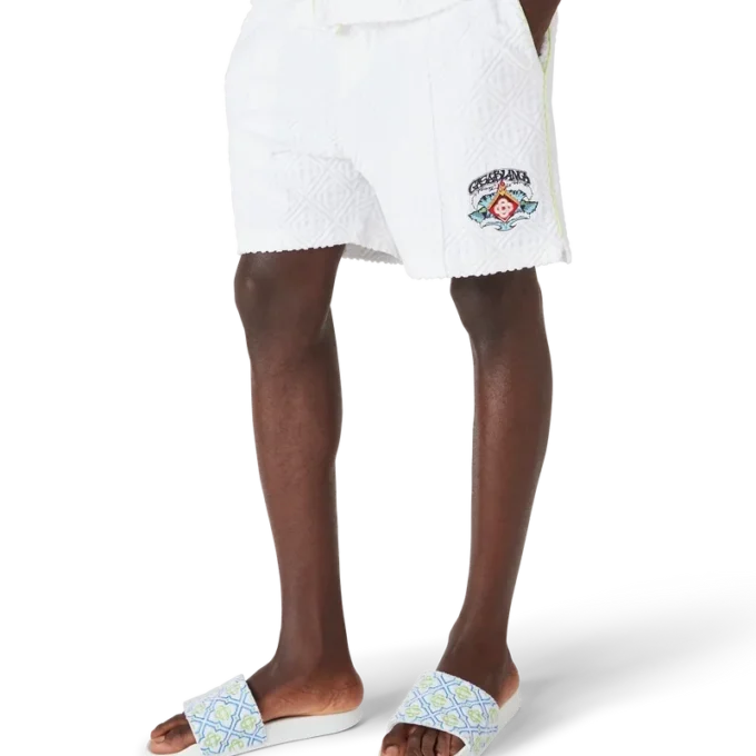 White Towelling Shorts White Towelling Shorts