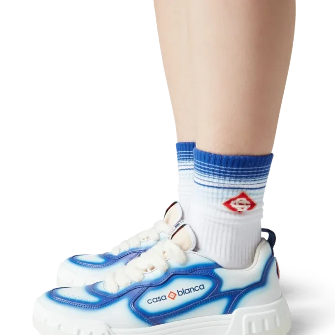 Women’s Court Blue Fade Sneaker Women’s Court Blue Fade Sneaker