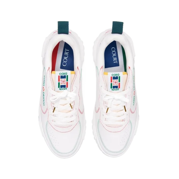 Women’s Court White & Multicolour Sneakers Women’s Court White & Multicolour Sneakers