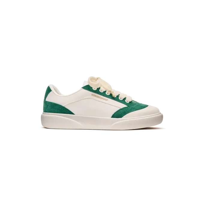 Women’s Del Mar White & Green Sneaker Women’s Del Mar White & Green Sneaker