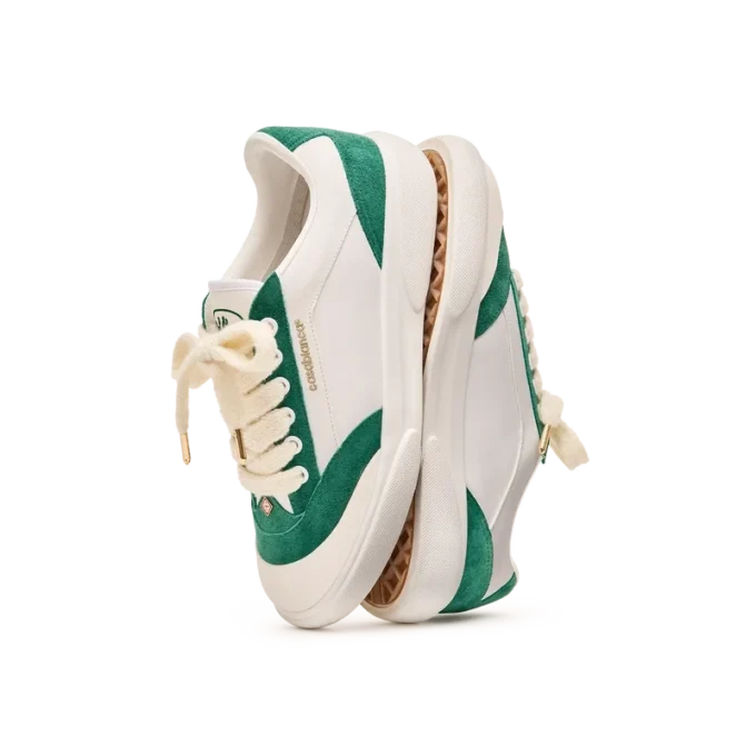 Women’s Del Mar White & Green Sneaker Women’s Del Mar White & Green Sneaker