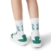 Women’s Del Mar White & Green Sneaker Women’s Del Mar White & Green Sneaker
