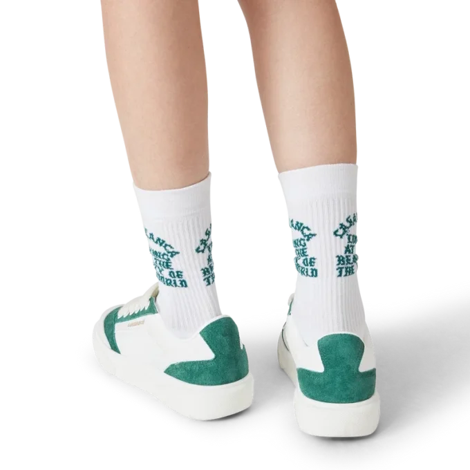 Women’s Del Mar White & Green Sneaker Women’s Del Mar White & Green Sneaker