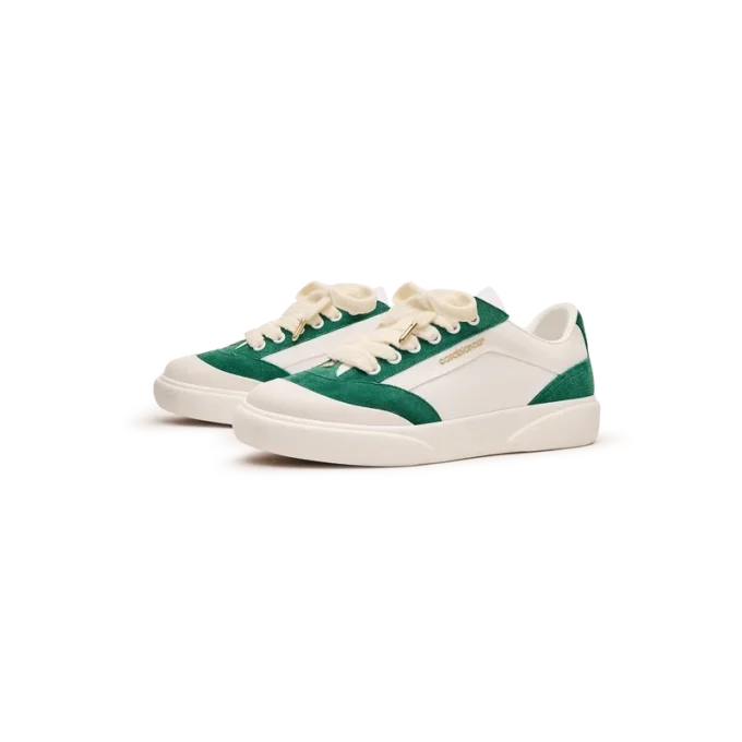 Women’s Del Mar White & Green Sneaker Women’s Del Mar White & Green Sneaker