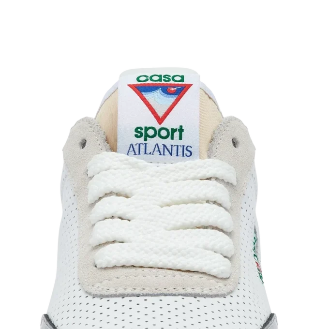 Mens Atlantis White & Chrome Sneaker
