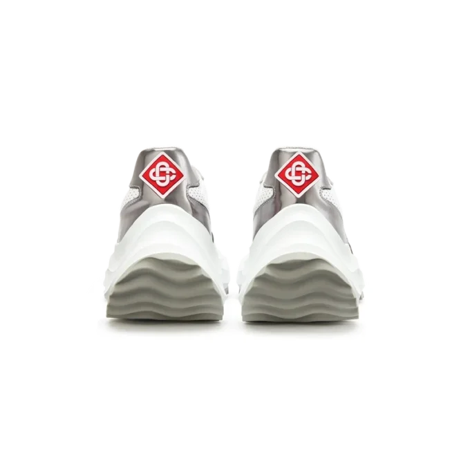 Mens Atlantis White & Chrome Sneaker