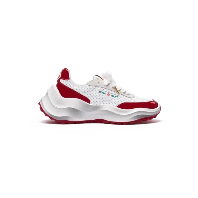 Womens Atlantis White & Haute Red Sneaker Womens Atlantis White & Haute Red Sneaker