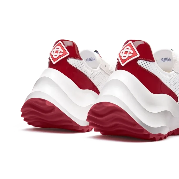 Womens Atlantis White & Haute Red Sneaker Womens Atlantis White & Haute Red Sneaker