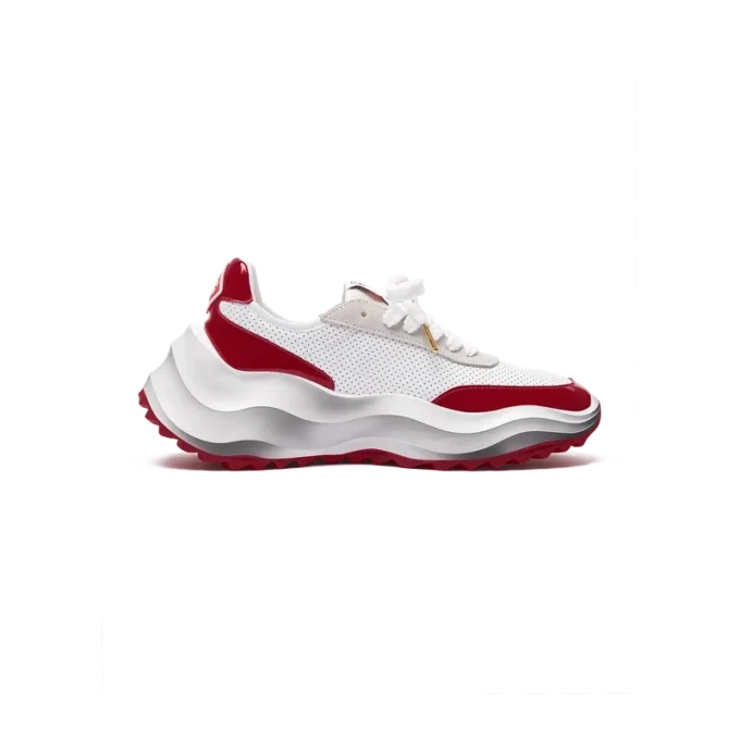 Womens Atlantis White & Haute Red Sneaker Womens Atlantis White & Haute Red Sneaker