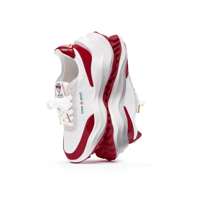 Womens Atlantis White & Haute Red Sneaker Womens Atlantis White & Haute Red Sneaker