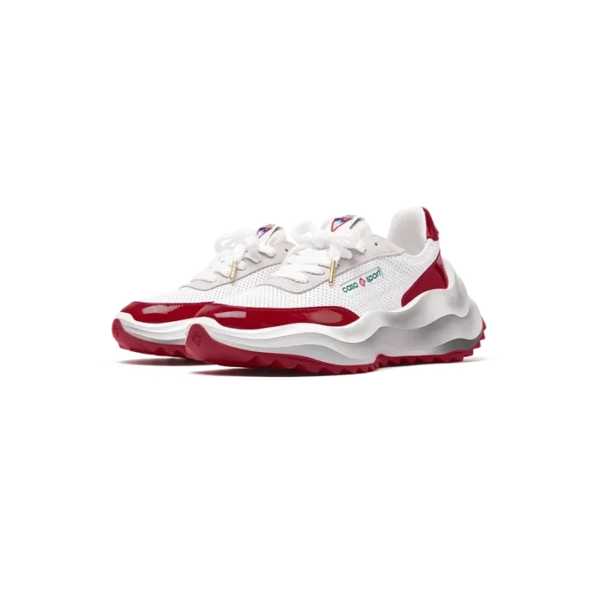 Womens Atlantis White & Haute Red Sneaker Womens Atlantis White & Haute Red Sneaker