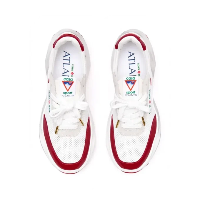 Womens Atlantis White & Haute Red Sneaker Womens Atlantis White & Haute Red Sneaker