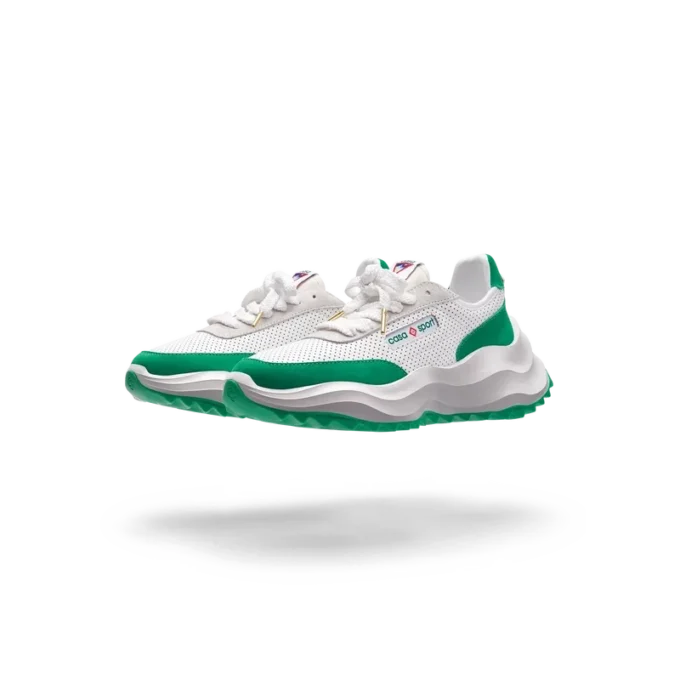 Womens Atlantis White & Tennis Green Sneaker Womens Atlantis White & Tennis Green Sneaker