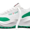 Womens Atlantis White & Tennis Green Sneaker Womens Atlantis White & Tennis Green Sneaker