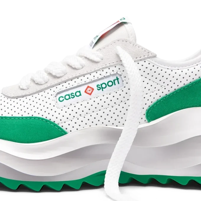 Womens Atlantis White & Tennis Green Sneaker Womens Atlantis White & Tennis Green Sneaker