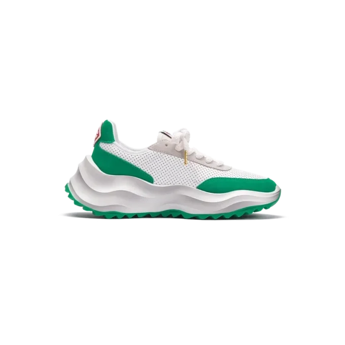 Womens Atlantis White & Tennis Green Sneaker Womens Atlantis White & Tennis Green Sneaker