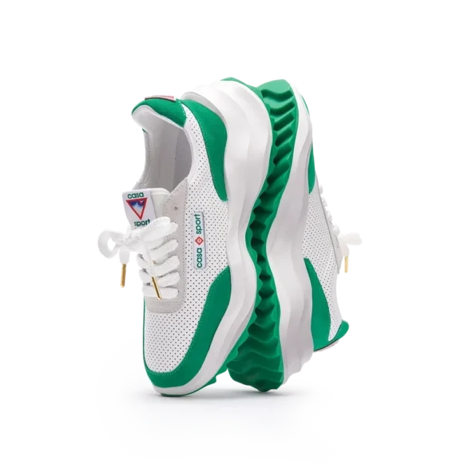 Womens Atlantis White & Tennis Green Sneaker Womens Atlantis White & Tennis Green Sneaker