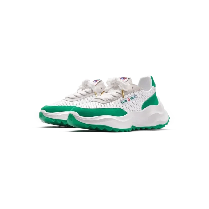 Womens Atlantis White & Tennis Green Sneaker Womens Atlantis White & Tennis Green Sneaker