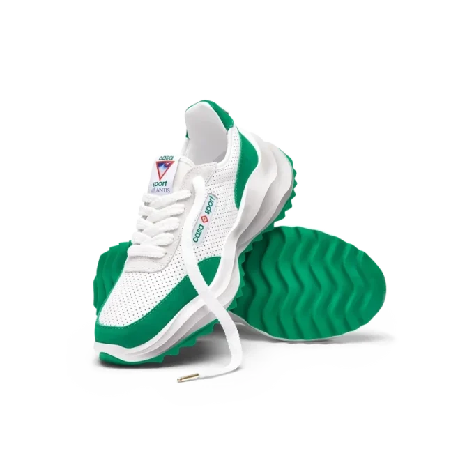Womens Atlantis White & Tennis Green Sneaker Womens Atlantis White & Tennis Green Sneaker