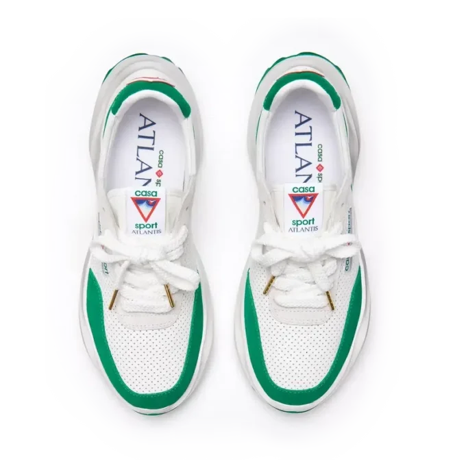 Womens Atlantis White & Tennis Green Sneaker Womens Atlantis White & Tennis Green Sneaker