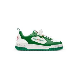 Womens Court Green & White Sneaker