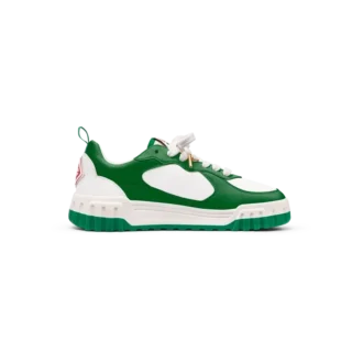 Womens Court Green & White Sneaker