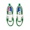 Mens Court Green & White Sneakers Mens Court Green & White Sneakers