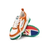 Womens Court Orange & White Sneaker