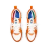 Womens Court Orange & White Sneaker