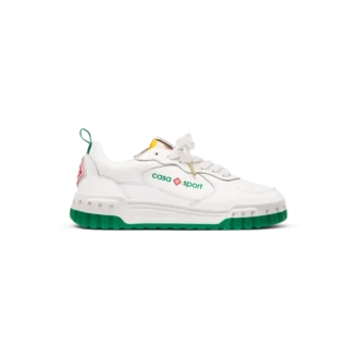 Womens Court White & Green Sneaker
