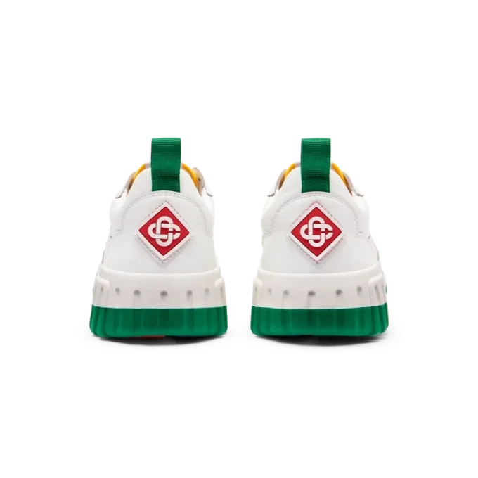 Mens Court White & Green Sneaker Mens Court White & Green Sneaker