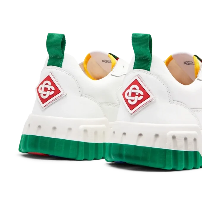Mens Court White & Green Sneaker Mens Court White & Green Sneaker