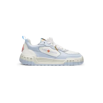 Mens Court White & Powder Blue Sneaker Mens Court White & Powder Blue Sneaker