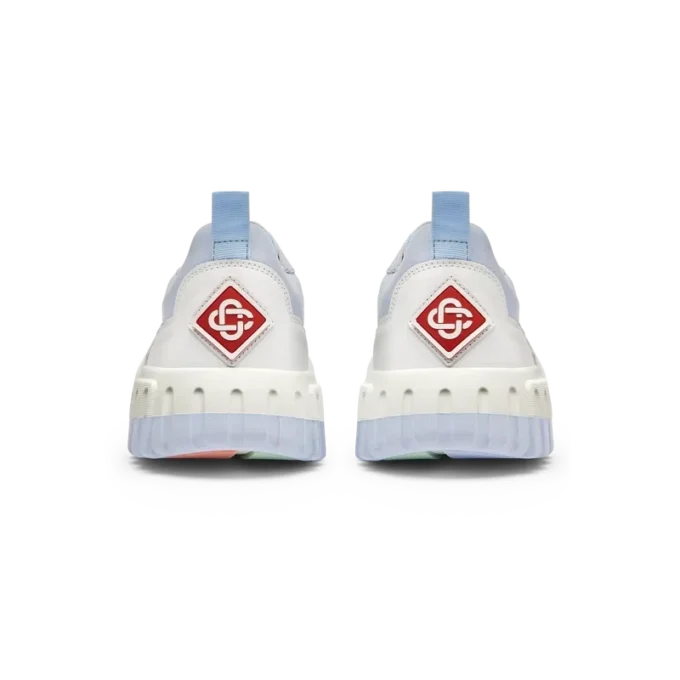 Mens Court White & Powder Blue Sneaker Mens Court White & Powder Blue Sneaker