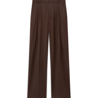 Wool Five Pleat Trousers